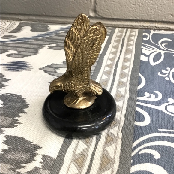 Office Vintage Brass Eagle Paperweight Poshmark